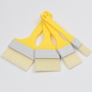 Brochas Planas para Pintar de 1, 2, 3 y 4 Pulgadas con Cerdas Suaves y Mango de Plástico para Pintura a Base de Agua, Uso en Bricolaje y Ferretería - Product Image 3