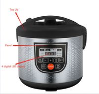 Penjualan langsung dari pabrik 5L 860W "17-In-1" cara memasak nasi pintar dengan menggunakan penanak nasi lambat