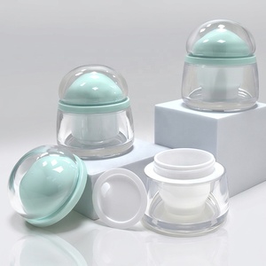 Emballage cosmétique pour soins de la peau, pot en plastique pour masque facial, couvercle à vis, matériau de base en PS, conteneur remplaçable pour crème pour les yeux, soins de la peau - Product Image 3