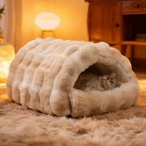 Luxury Custom Elevated XL Dog & Cat Bed with Bubble Fleece PP Cotton Warmth Durable Anti-Slip Design - Product Image 1
