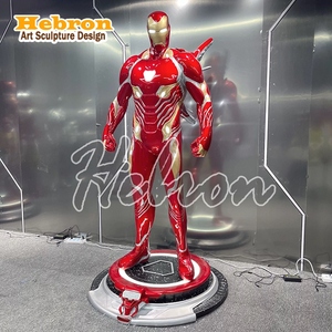 Statua di Iron Man MK50 a Grandezza Naturale con Ali, Action Figure <span class=keywords><strong>Marvel</strong></span> in Resina, Figurina Stile Angelo per Decorazione Negozio - Product Image 4