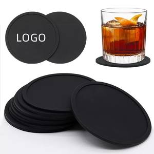 Hot Sale Custom Silicone Rubber Bar Cup <b>Coasters</b> Heat Insulation Mat Coffee Silicone <b>Coaster</b> - Product Image 1