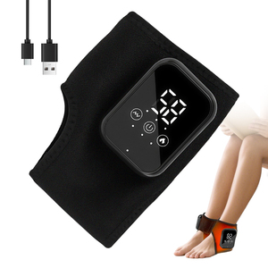 Masseur de pieds portable avec chaleur, 3 niveaux, sans fil, pour le soutien des chevilles, pour la maison, le spa, les voyages et la récupération après l'effort. - Product Image 1