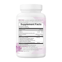 Complexe multi-collagène pour femmes avec biotine, vitamine C, acide hyaluronique, 5 types de capsules
