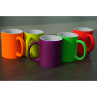Mug en céramique moderne de 11 oz, blanc fluorescent, pour sublimation, idéal pour les cadeaux personnalisés, la décoration de la maison ou les présents