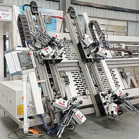 WEIKE CNC alta precisión CNC cuatro cabezales LM4S 120 perfil de aluminio máquina de prensa de esquina máquina de prensado de aluminio