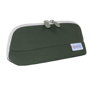 Sac de papeterie en nylon vert sur mesure, format A5, résistant à l'eau, étui à crayons pour l'école, le bureau, rangement multifonctionnel - Product Image 2