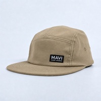 Casquette de course à 5 panneaux avec logo personnalisé en patch tissé, en nylon, séchage rapide, respirante, pour le sport