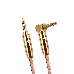 Hifi 90 grados 3,5mm <span class=keywords><strong>TRRS</strong></span> 4 polos Aux Cable Audio estéreo Hifi Audio Cable de conexión de coche Audio 3,5mm macho a 3,5mm macho - Product Image 3
