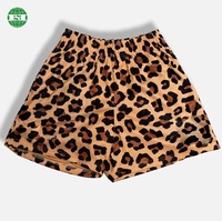 Chine Streetwear imprimé léopard 5 pouces entrejambe maille Shorts haute qualité Sublimation Pointelle Basketball Short Fabricants