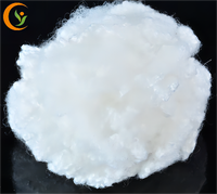 100% Polyester 4D * 64mm Fibre discontinue de polyester HCS à faible fusion pour le remplissage des fabricants et fournisseurs de fibres de polyester