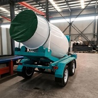 Bétonnière sur remorque personnalisée à vendre, prix du réservoir de bétonnière à moteur diesel