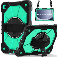 Étui robuste pour enfants avec support rotatif à 360° et bandoulière pour Samsung Tab A11 Plus 11 2025 A9 Plus 11 2023 OEM ODM