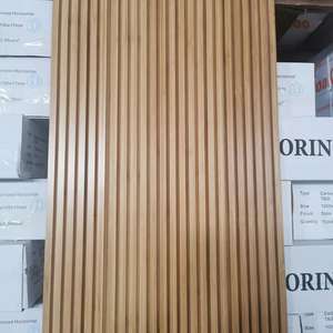 Panel de Pared de Bambú 3D con Recubrimiento UV y Acabado Aceitado, para Sala de Estar Moderna, Interior/Exterior, Piso Sólido de 12 mm, Instalación Flotante/Adhesiva, 5 Años de Garantía - Product Image 4