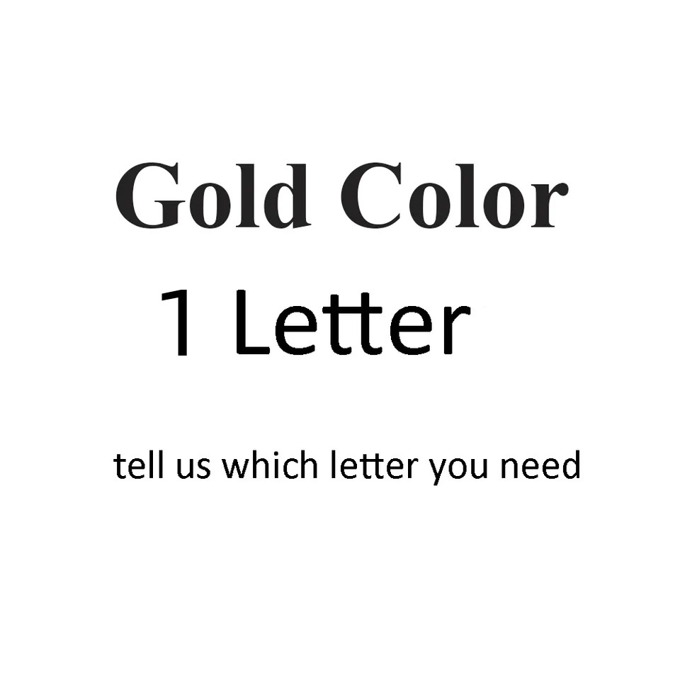Gold 1 Letter