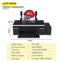 Imprimante DTF A4 L805 pour Epson L805, machine d'impression DTF pour transfert sur vêtements, tissus, t-shirts et sacs