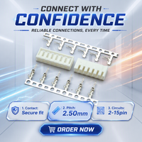 Connecteur JST SCN 2.5, alternative pour rétroéclairage LED, type LDZY à sertir, similaire au boîtier KR2508A, terminal sans soudure KR25080