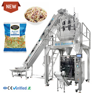 Chất lượng cao Tự động dọc Bông Cải Xanh xà lách trộn Túi máy đóng gói salad tươi Túi Rau có trọng lượng máy đóng gói - Product Image 1