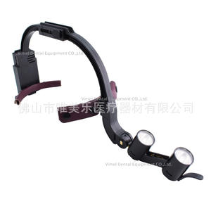 Lampe frontale dentaire binoculaire avec grossissement 2,5X/3,5X, lumière d'examen buccal à fixation sur bandeau pour chirurgie esthétique - Product Image 4