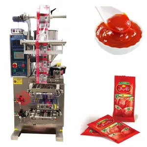 Vertical Packing Machine for Sauce Vinegar Ketchup Sachet Filling Sealing Machine Low Price