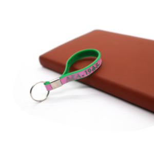 Portachiavi in Silicone AKAA alla Moda, Braccialetto in Silicone ZPB Bianco, <span class=keywords><strong>Regali</strong></span> <span class=keywords><strong>per</strong></span> Donne - Product Image 3