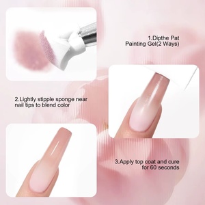 เจลเพ้นท์ไล่สี 24 สี ล้างออกได้โดยไม่ต้องแช่ ยูวี แอลอีดี ยาทาเล็บ สำหรับออกแบบลวดลาย DIY ทำเล็บมือแบบมืออาชีพ เจลเพ้นท์เล็บ - Product Image 5