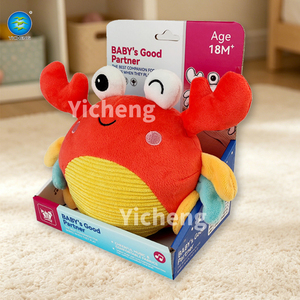 Giocattoli Elettrici a Forma di Granchio in Peluche, Interattivi con Suoni e Salti, Giocattolo Sensoriale Ricaricabile per Bambini - Product Image 4