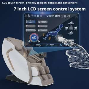 Cadeira de Massagem Inteligente 4D Luxuosa com Trilho SL Longo, Aquecimento nas Costas e na Cintura, Terapia de Grafeno, Gravidade Zero, Massagem Corporal Completa com Ar - Product Image 3