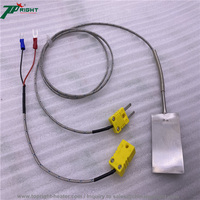 Sensor Suhu Tahan Panas Platinum Tipe Plat Busur Termokopel Tipe E/K