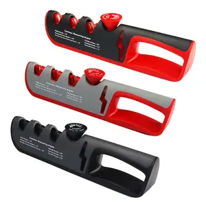 新款可调式手动磨刀器5合1专业刀和剪刀磨刀器适用于所有刀的剪刀刀片