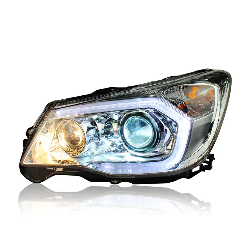 2013 Led Upgrade Auto Koplampen Echte Lamp Auto Verlichting Voor Subaru Forester