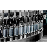 Machine automatique de remplissage et de capsulage de bouteilles de boîtes de conserve pour boissons gazeuses Ligne de production
