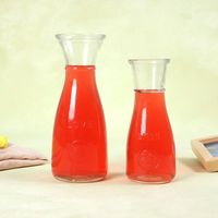 350ml 500ml clair Gglass vin rouge, eau, boisson carafe whisky carafe bouteille de vin pour la maison et le bureau avec le logo personnalisé
