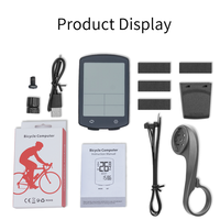 Ordinateur de vélo sans fil, étanche IPX7, rechargeable par Type-C, grand écran 3,0 pouces, autonomie de 300 heures