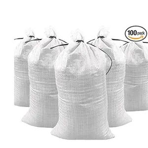New Material Yellow White 10kg 25kg 50kg PP Woven Bag Roll for Animal Feed Rice Flours Agriculture Sack Bag