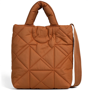 Bolso de Mano Impermeable de Moda para Mujer, Acolchado, Ligero, de Algodón Suave, Tipo Puffer, para Invierno - Product Image 3