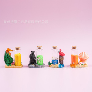 Aimants en résine sur le thème de la plage, forme personnalisée, cadeau décoratif pour la maison ou souvenirs de voyage - Product Image 4