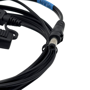 전원 케이블 A00306 연결 배터리 총 스테이션 배터리 DC 5.5*2.1 + 퓨즈 + 악어 클립 - Product Image 2