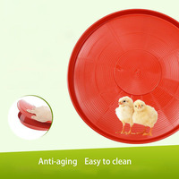 Plateau d'alimentation pour poussins en PP, plateau d'alimentation pour poussins, fournitures avicoles pour poulets, canards, oies, mangeoire pour poussins, seau d'alimentation, tapis