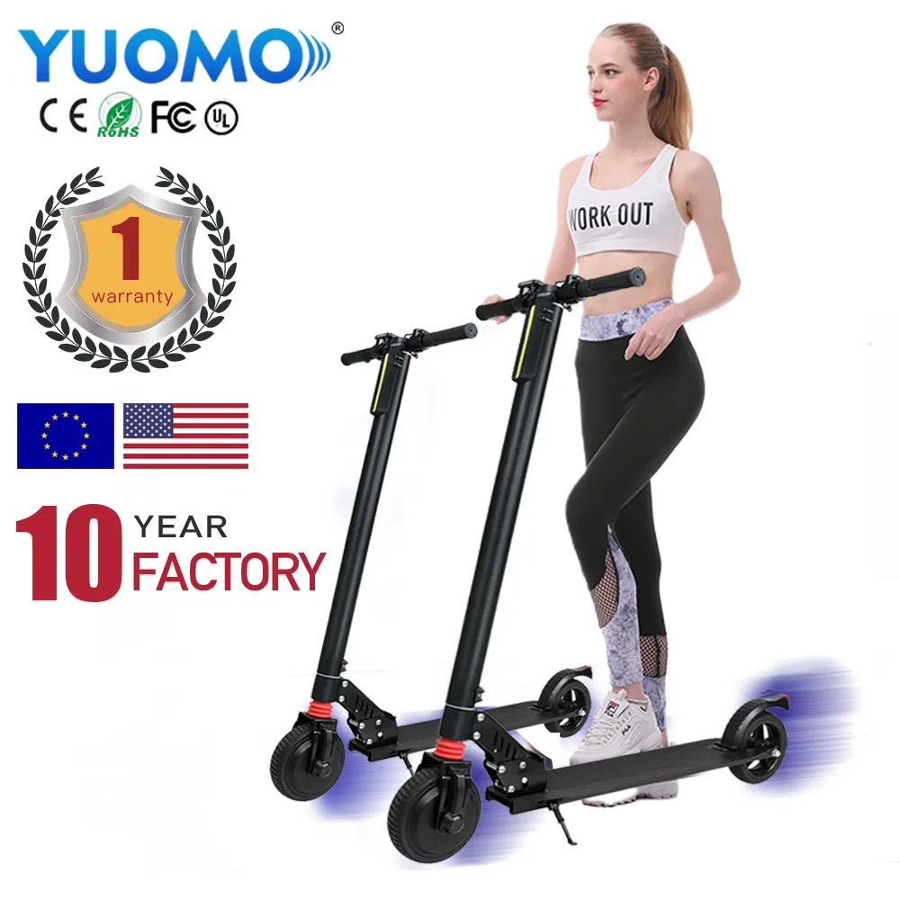 Foldable Electric Scooter Adult Fast 250W 180W Portable Drive Adults Eu Warehouse Scooters Powerful