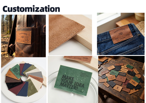 Parches Termoadhesivos <span class=keywords><strong>de</strong></span> Cuero PU con Bordado 3D Personalizado - Logotipo, Lavables, para Jeans, Sombreros, Bolsos, MOQ <span class=keywords><strong>de</strong></span> 1000 Piezas - Product Image 6