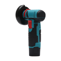 Mini-meuleuse d'angle multifonctionnelle sans balais au lithium-ion avec interrupteur à palette, machine de découpe rechargeable pour le bricolage