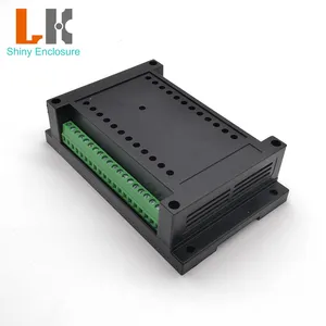 Boîtier électrique de jonction en pcb, 145x90x40mm, bloc de terminal en plastique, boîte de commande de jonction PLC