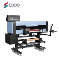 Dtf Station Cup Wrap überträgt Drucker maschine Widder 60cm Rolle zu Rolle 4 Epsons I1600 Kopf flasche UV Dtf Drucker 60cm
