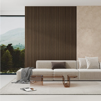 Panneau mural acoustique rainuré en MDF moderne avec une réduction sonore élevée pour le contrôle du bruit dans les salles de théâtre, les salles de conférence, les bureaux et les salons.