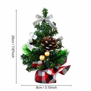 In Stock Wholesale High-quality Special <strong>Christmas</strong> <strong>Tree</strong> S29 20 cm Indoor <strong>Desktop</strong> Decoration PVC Flame-retardant Material - Product Image 5