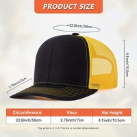 Topi Trucker 6 Panel Outdoor Model Richardson 112, Bordir Logo, Pinggiran Melengkung, Pria Wanita, Terlaris