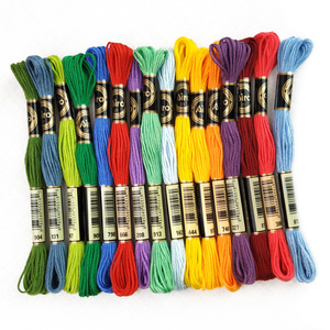 447 couleurs pur coton fil à broder à la main coton égyptien point de croix fils écheveaux gamme complète de couleurs - Product Image 3