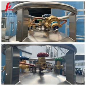 210HP 2.3MPa yeni küçük kriyojenik Dewar Tank Flask düşük sıcaklık yalıtımı paslanmaz çelik basınçlı kap sıvı azot gazı - Product Image 3