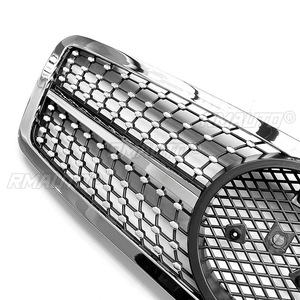 Grille de pare-chocs avant pour Mercedes-Benz Classe C W203 C200 C240 C280 C320 2001 2002 2003 2004 2005 2006 2007 - Product Image 6